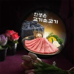꾸밈 ob 액자25R 인생은소고기 479-LED