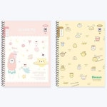 펜피아 만두 받아쓰기 스프링 공책 여아용 30매 시험 초등학교 신학기 새학기 입학선물 어린이집 단체