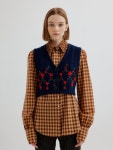 EENK TITA Short Knit Vest -