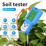 6 in 1 토양 테스터 pH 온도 습도 햇빛 공기 수분 영양소 비옥도 측정기 Soli Detector 원예 도구