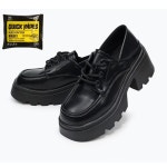 여자 구두 레이스업 워커 슈즈 신발 세정티슈 세트