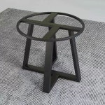 원형 식탁 받침대 식탁보 가죽 직경 매트 지지대 테이블 가구