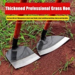 휴대용 강철 괭이 노동 절약형 잡초 제거 흙 풀기 도구 정원 갈퀴 농기구