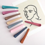 컬러풀 미니 집게핀 9색상 옆 머리핀 미용실 올림 미용 집게 헤어 실핀 포인트핀 앞머리 앞 머리