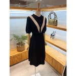 레코브 레코브 브이배색 니트원피스 LC31D5KO506X