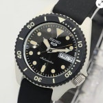 Seiko 세이코 5 Mechanical 시계 실리콘 스트랩 Issued 다이렉트ly From USA 명품시계 패션시계 손목시계 5 263 SRPG73K1