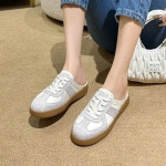 여성 뮬 스니커즈 독일군 스타일 트렌디 운동화 단화