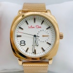 marc stoic Marc Stoic Men 손목시계 구리 Toned 30M WR new w 배터리 패션시계 명