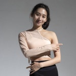 천상여우 천상여우 요가복 필라테스복 0665 파워넷 메쉬 홀터넥 스킨 외