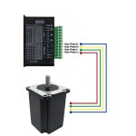 MHTNC Nema23 스테퍼 모터 2상 4리드 2N m 2 8A 3A 길이 D 6 CNC 3D 프린터 장비용 57HS76
