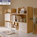 책장 위 탁상용 작은 책상용책장 스틸 책꽂이 높이조절