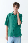 FOURM LOUNGE COSTUMEIN 브이넥 린넨 셔츠 WN HS2E1WSH023MCI