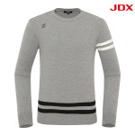 제이디엑스 제이디엑스 JDX 남성 라인 배색 풀오버 스웨터 토파즈 그린 X1SPU3330