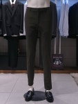 트루젠 남성 봄 여름 카키 캐주얼 스판 팬츠 비지니스 캐주얼 바지