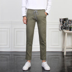 마인플로우 남성용 면 스판 BJ 무지 밴드 바지 L 183 카키