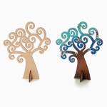 아이 표현력발달 자율 창작 꾸미기 MDF 스탠딩 나무 5p 영어유치원 학원교구 미술재료 꿈나무 UDPWD0420