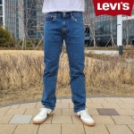 리바이스 리바이스 514 남자 청바지 레귤러 스트레이트 핏 LEVI S 중청 76 30 미디엄 인디고