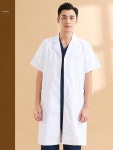 의사가운 영양사 가운 실습 약사 실험복 남성의사가운 L 남성 반팔