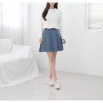 이푼아이 A라인 플레어 스커트 미니 미디 롱 3길이 S XL사이즈 L 미니