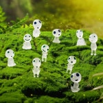 스튜디오지브리 월령공주 숲의정령 야광피규어 10종세트 미니소품 인테리어 장식 화분장식