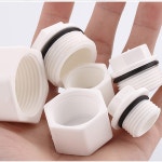 10PCS BSP 수나사 PPR 파이프 플러그 나사 피팅 튜브 엔드 배관 액세서리 워터 A1l2
