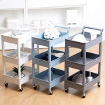 히키스 이동식 기저귀 세탁용품 정리 마이룸 트롤리 3단