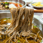 농가살리기 20년 전통 생면 군산 메밀 소바 6인분 간장3 비빔3 6개 150g