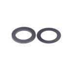 100Pcs M10 나일론 플랫 와셔 면 스페이서 가스켓 링 내부 도어 마모 방지 피팅 힌지 부품