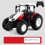 2 4 GHZ 원격 제어 트랙터 장난감 어린이 RC 트랙터 세트 농장 차량 장난감 3 4 5 6 7 8 9 세