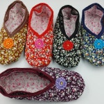 SOGO 잔꽃덧신 1컬레 덧버선 꽃덧신 누빔덧신 여성덧신 전통양말 요술버선 20 240 -신축성없음 색상무늬랜덤