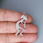 바이킹 Kokopelli 불임 신성 부적 펜던트 DIY 목걸이 수제 보석 만들기용 3개 세트
