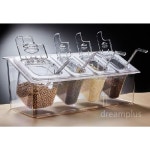 아크릴 PC 반찬통 바트 보관통 양념통 플라스틱 용기 밧드