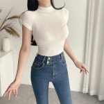 라핏 텐션 반목폴라 반팔 티셔츠