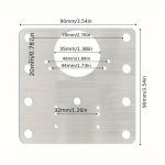 24개 캐비닛 경첩 키트 부러진 도어용 나사가 조정 가능한 숨겨진 경첩 쉬운 수정 녹 방지