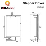 QDLASER Leadshine 2 상 스텝퍼 드라이버 5-5 6A 7-16mA DM556 20-50VAC 0