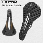 TTPRO 3D 인쇄 초경량 자전거 안장 중공 충격 방지 MTB 자갈 도로 자전거 좌석 사이클링 부품