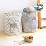 북유럽 스타일 아기 장난감 수납 바구니 세탁물