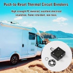 전기 단추 차단기 수동 리셋 열 회로 L1 시리즈 125 V 250V AC DC ABRU-15 L1-15A