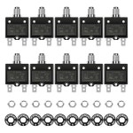전기 단추 차단기 수동 리셋 열 회로 L1 시리즈 125 V 250V AC DC ABRU-15 L1-15A
