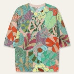 오일릴리 패턴 니트 OWHSAKN014