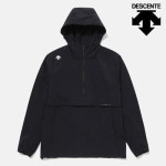 데상트 데상트 그래픽 메쉬 안감 우븐 아노락 바람막이 SP123UAN21BLK0