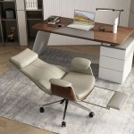 사무실 중역 임원 컴퓨터 가죽 데일리오피스체어 팔걸이