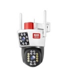 방범용CCTV 가정용 듀얼카메라 CCTV 홈 방범용 현관문 현관 3화면배터리모델 WIFI모델 30일 루프 레코딩