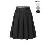 BNX BNX 여성 코튼 벨트세트 플리스 스커트