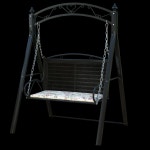 야외 그네 흔들 옥외 원목 놀이터 의자 정원 테라스 펜션 베이직 더블 베이직