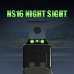 가늠쇠 글록 야광 알루미늄 메탈 거치대 파란색 세트 형광 플래티넘 백업 G26