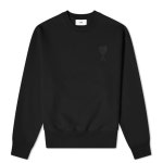 아미 12주년 하트 로고 자수 맨투맨 E21HJ028 747 001