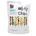 야채칩 하루칩스 빠삭칩스 200g 채소 해조류 과자 chips 1개 200g