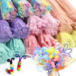 모루 만들기 DIY 재료 철사 인형 키링 200p