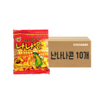 서울식품 난나나콘 난나나콘 50g x 10봉 대용량 옥수수과자 나나콘 10개